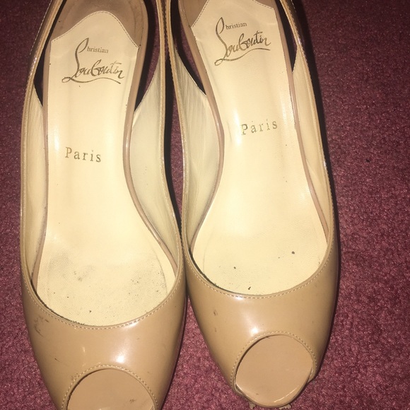 Christian Loubiton Peep Toe - Picture 7 of 7